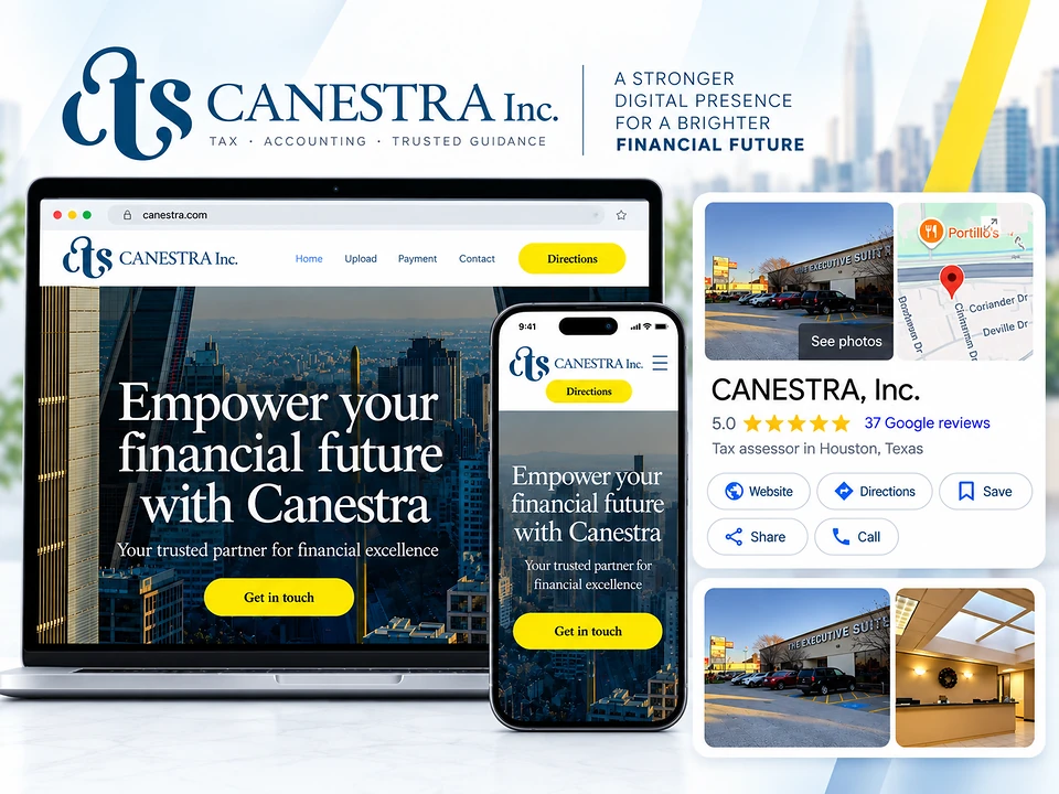 Caso real de Canestra Inc.: página web responsive y presencia profesional en Google